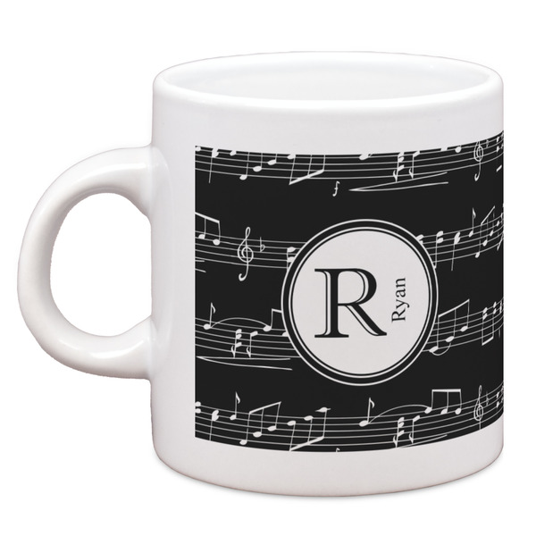 Custom Musical Notes Espresso Cup (Personalized)