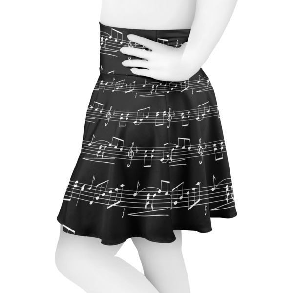 Musical Notes Skater Skirt - Side
