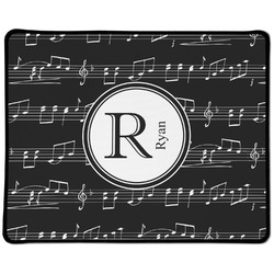 Musical Notes Large Gaming Mouse Pad - 12.5" x 10" (Personalized)