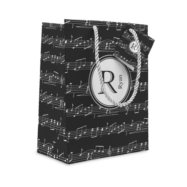 Custom Musical Notes Gift Bag (Personalized)