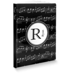 Musical Notes Softbound Notebook - 5.75" x 8" (Personalized)