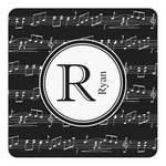 Musical Notes Square Decal - Medium (Personalized)