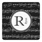 Musical Notes Square Decal