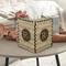 Musical Notes Square Tissue Box Covers - Wood - In Context