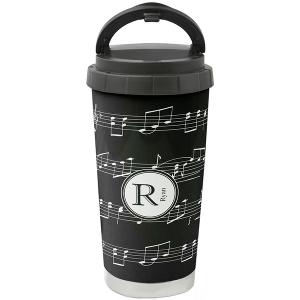 Custom Musical Notes Stainless Steel Coffee Tumbler (Personalized)