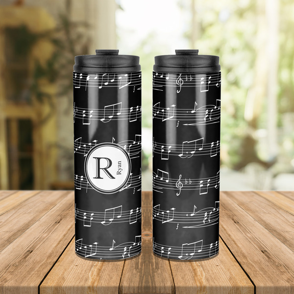 Musical Notes Stainless Steel Tumbler - Lifestyle