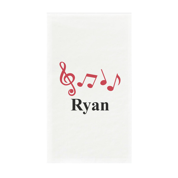 Custom Musical Notes Guest Towels - Full Color - Standard (Personalized)