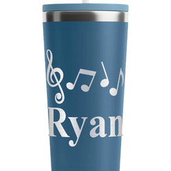 Musical Notes RTIC Everyday Tumbler with Straw - 28oz (Personalized)