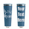 Musical Notes Steel Blue RTIC Everyday Tumbler - 28 oz. - Front and Back