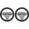 Musical Notes Steering Wheel Cover- Front and Back