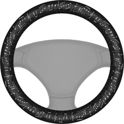 Musical Notes Steering Wheel Cover (Personalized)