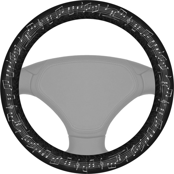Custom Musical Notes Steering Wheel Cover