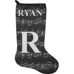 Musical Notes Holiday Stocking - Neoprene (Personalized)