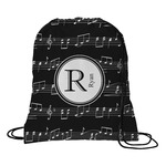 Musical Notes Drawstring Backpack (Personalized)