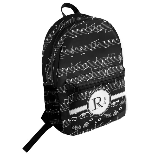 Custom Musical Notes Student Backpack (Personalized)