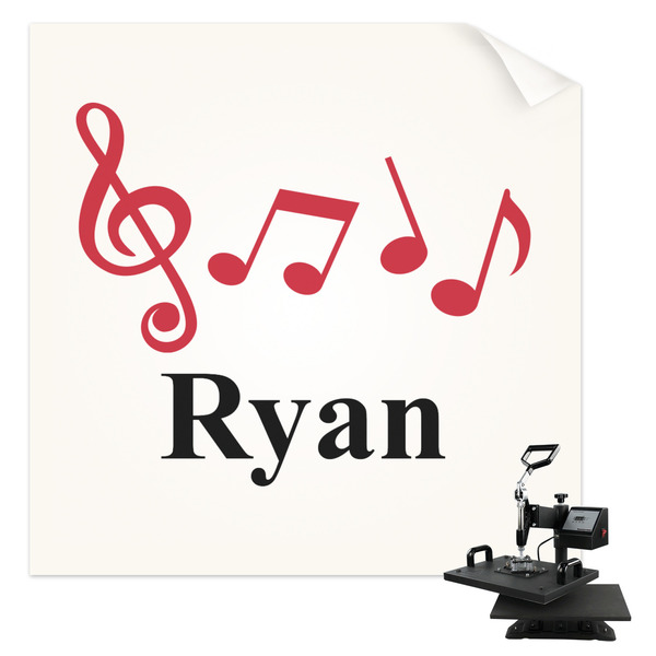 Custom Musical Notes Sublimation Transfer - Baby / Toddler (Personalized)