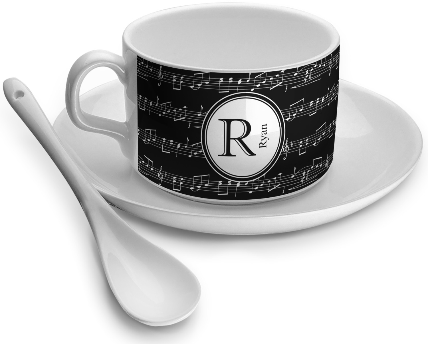 Musical Notes Tea Cups (Personalized) YouCustomizeIt