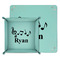 Musical Notes Teal Faux Leather Valet Trays - PARENT MAIN