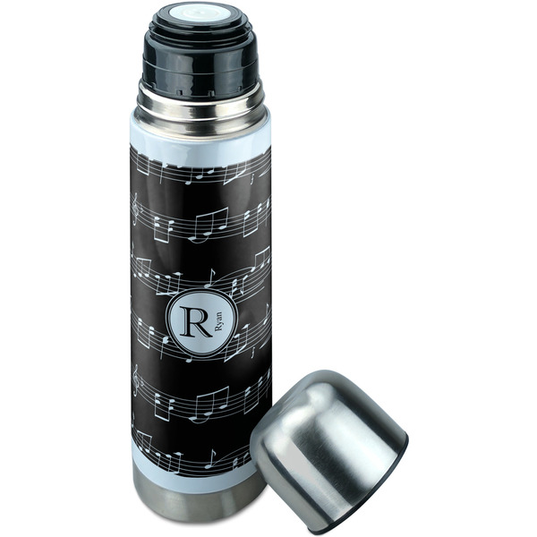 Musical Notes Thermos - Lid Off