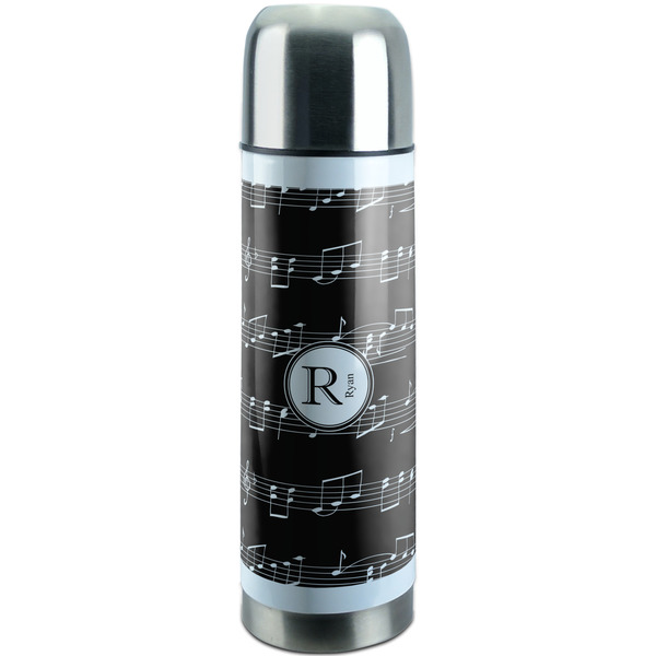 Custom Musical Notes Stainless Steel Thermos (Personalized)