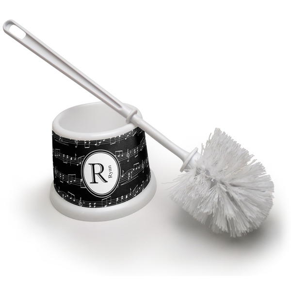 Custom Musical Notes Toilet Brush (Personalized)