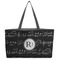 Musical Notes Tote w/Black Handles - Front View