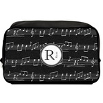 Musical Notes Toiletry Bag / Dopp Kit (Personalized)