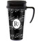 Musical Notes Travel Mug with Black Handle - Front