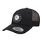 Musical Notes Trucker Hat - Black (Personalized)