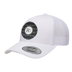 Musical Notes Trucker Hat - White (Personalized)