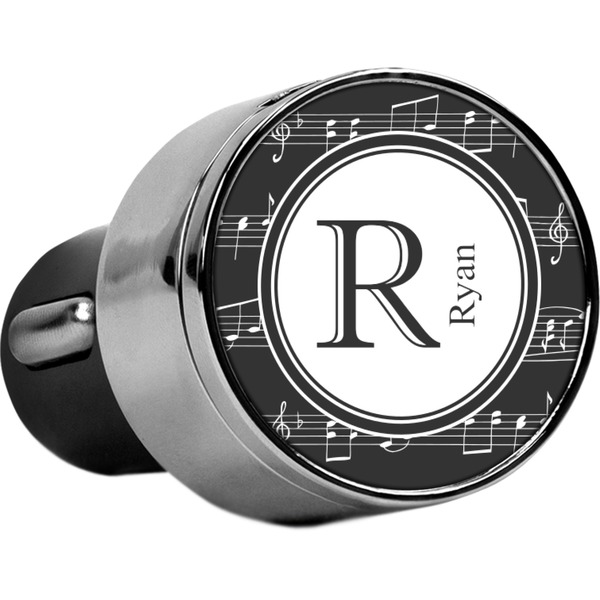 Custom Musical Notes USB Car Charger (Personalized)