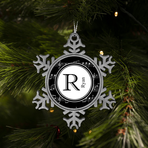 Musical Notes Vintage Snowflake - (LIFESTYLE)