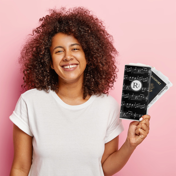 Musical Notes Vinyl Document Holder - LIFESTYLE