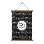 Musical Notes Wall Hanging Tapestry (Personalized)