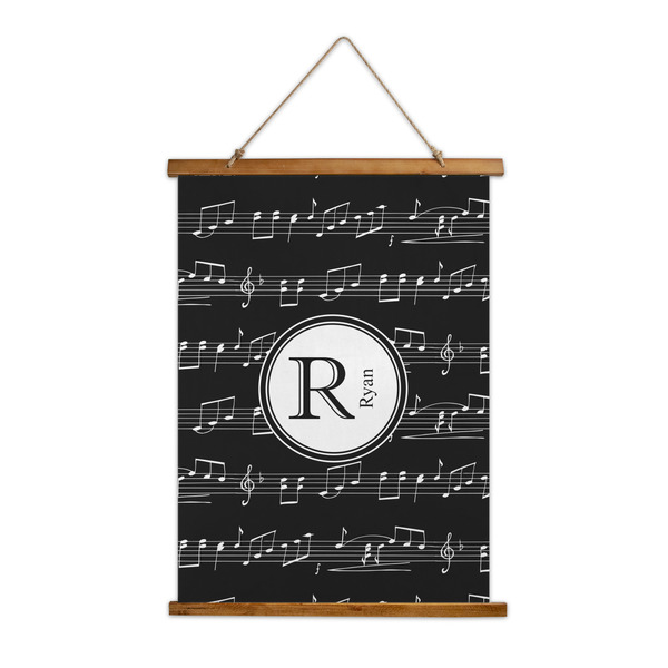 Custom Musical Notes Wall Hanging Tapestry (Personalized)