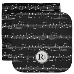 Musical Notes Facecloth / Wash Cloth (Personalized)