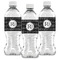 Musical Notes Water Bottle Labels - Front View