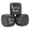 Musical Notes Whiskey Stones - Set of 3 - Front