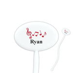 Musical Notes Oval Stir Sticks (Personalized)
