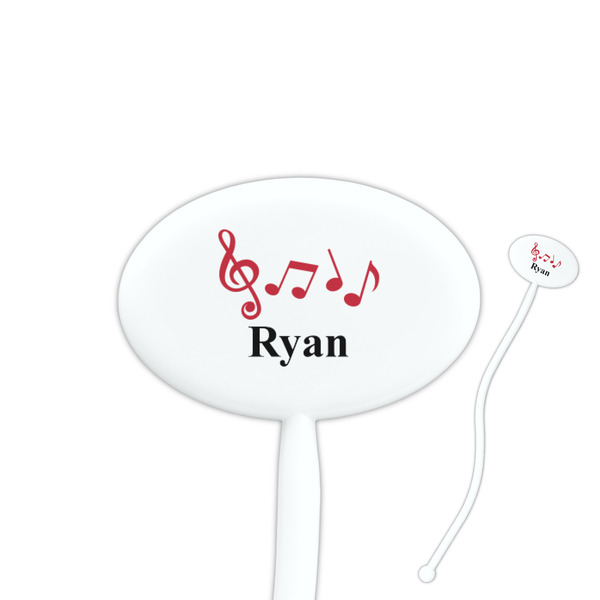 Custom Musical Notes Oval Stir Sticks (Personalized)