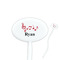Musical Notes Oval Plastic Stir Sticks (Personalized)