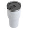 Musical Notes White RTIC Tumbler - (Above Angle View)