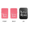 Musical Notes Windproof Lighters - Pink, Double Sided, w Lid - APPROVAL