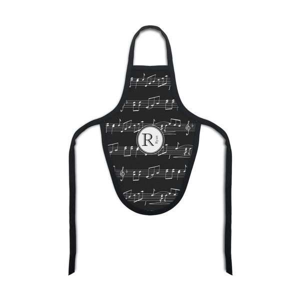 Custom Musical Notes Bottle Apron (Personalized)