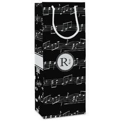 Musical Notes Wine Gift Bags - Gloss (Personalized)