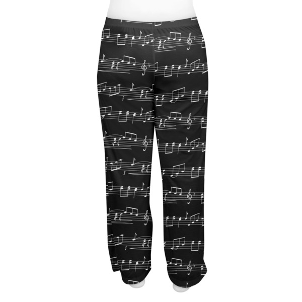 Musical Notes Women's Pj on model - Back
