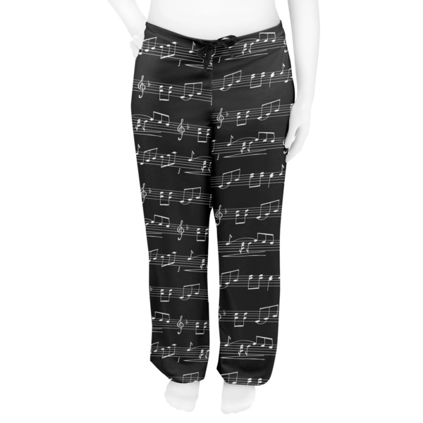 Musical Notes Women's Pj on model - Front