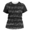 Musical Notes Women's Crew T-Shirt - Medium