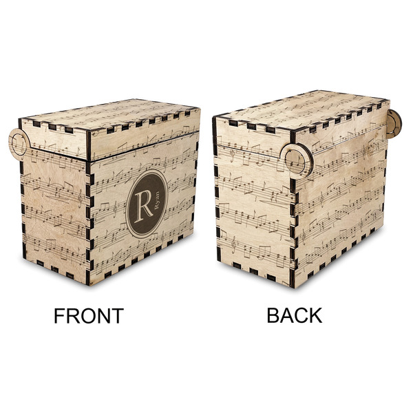 Musical Notes Wood Recipe Box - Approval