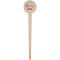 Musical Notes Wooden 4" Food Pick - Round - Single Pick